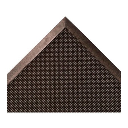 Superior Mfg Group, Notrax NoTrax Prelude Rubber Brush Mat, 5/8in Thick, 2-5/16' x 3-13/16', Black 345S2846BL